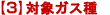 対象ガス種