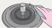 Flame detector, electrode