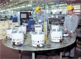 直方工場炊飯器ライン（1968年）