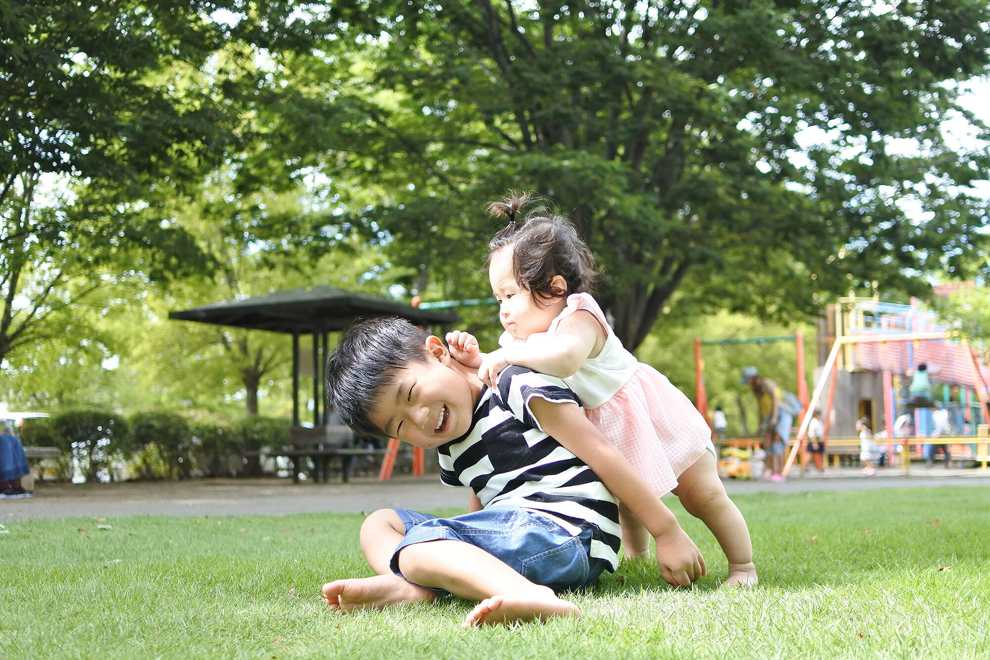 お兄ちゃんの背中