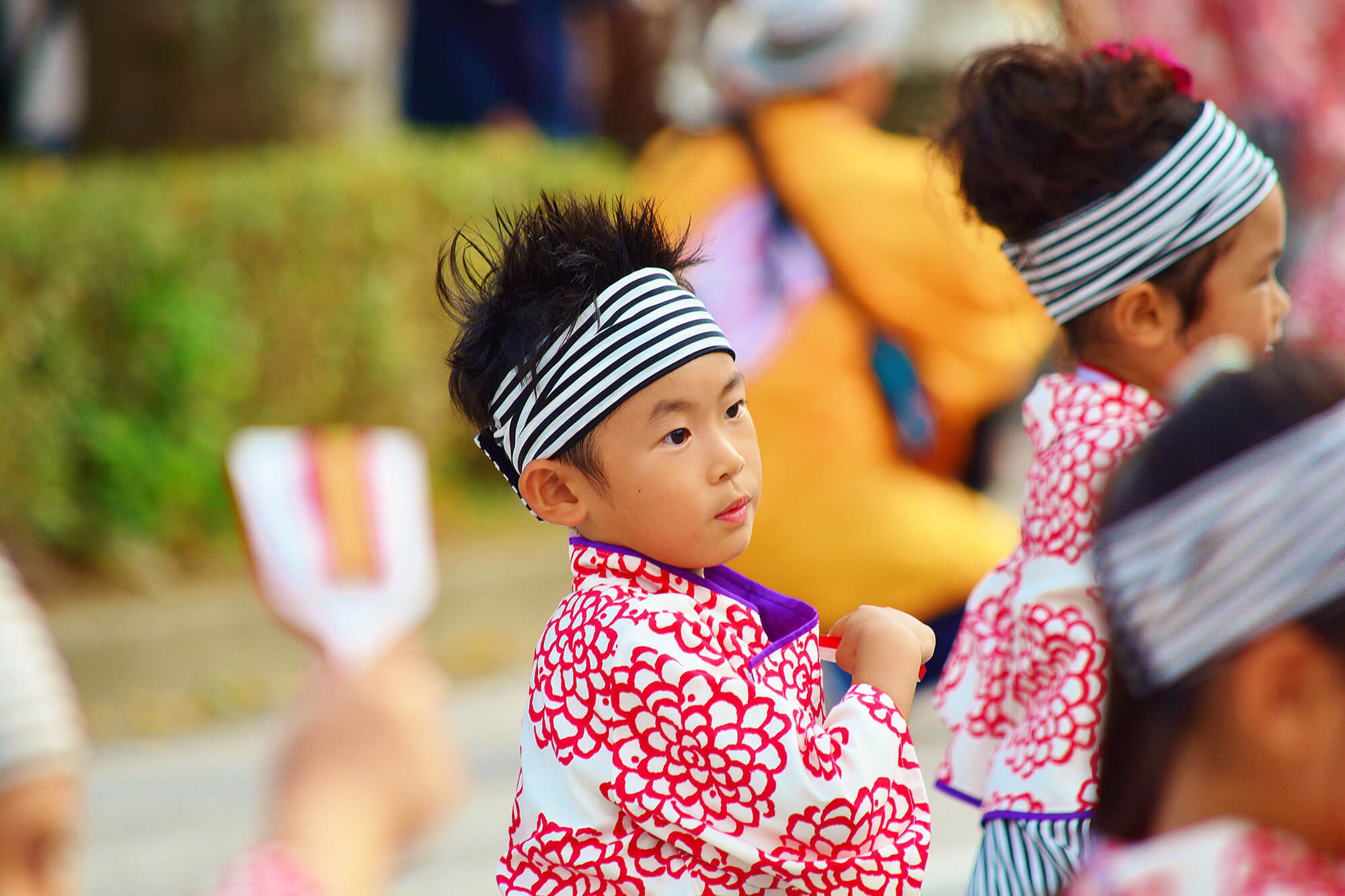 真剣なまなざし