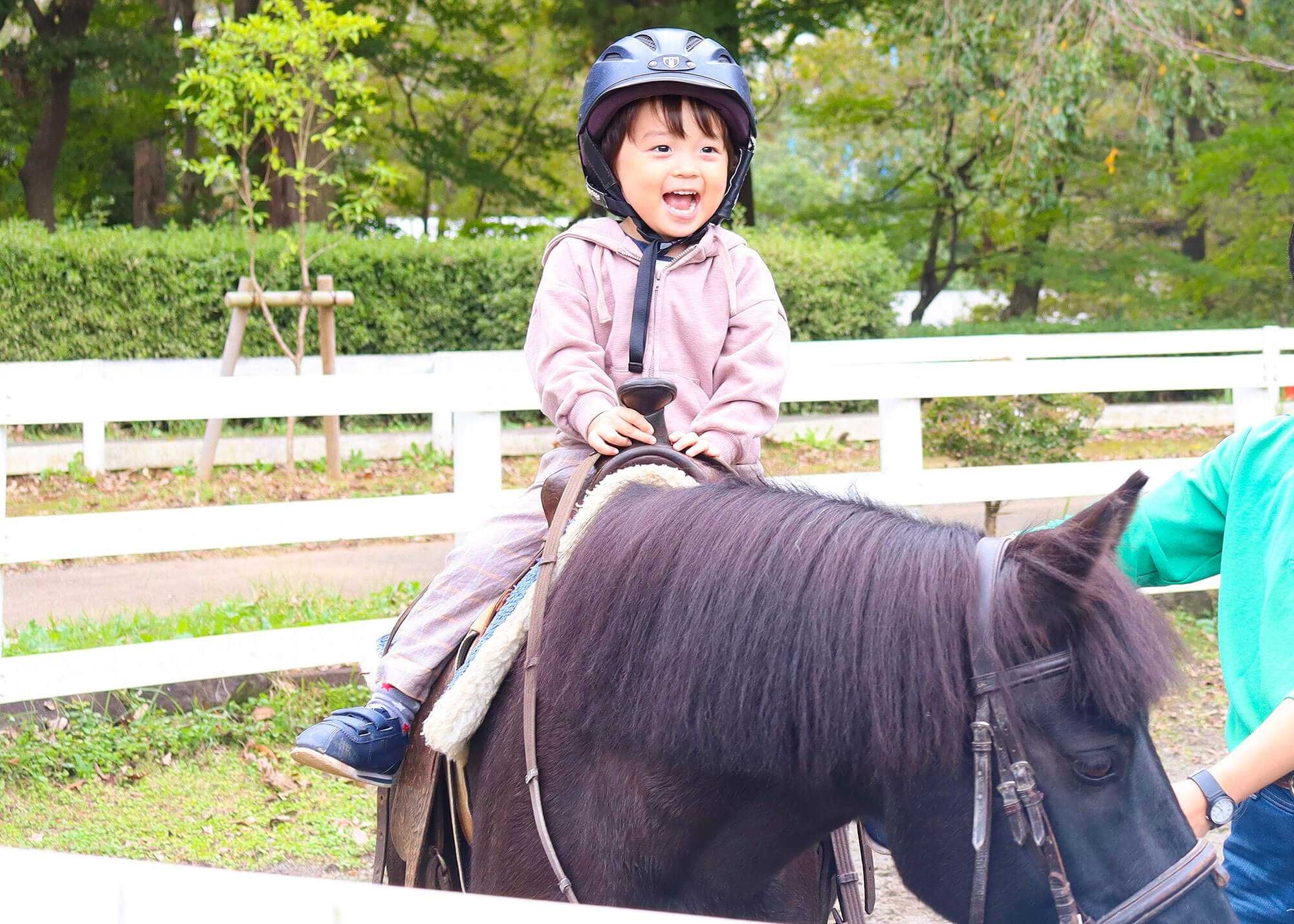 1人で乗れたよ！