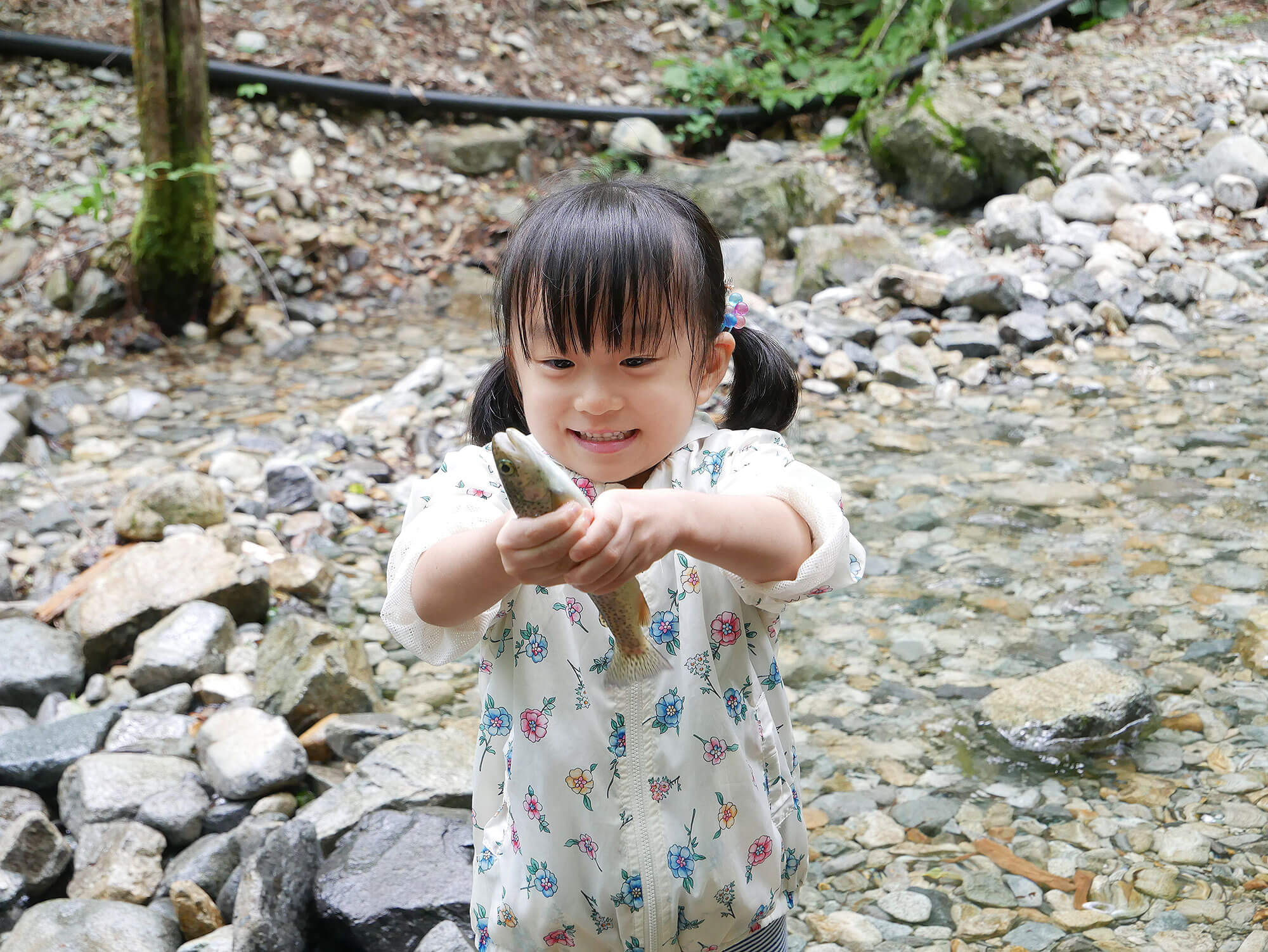 お魚とれたよ！！
