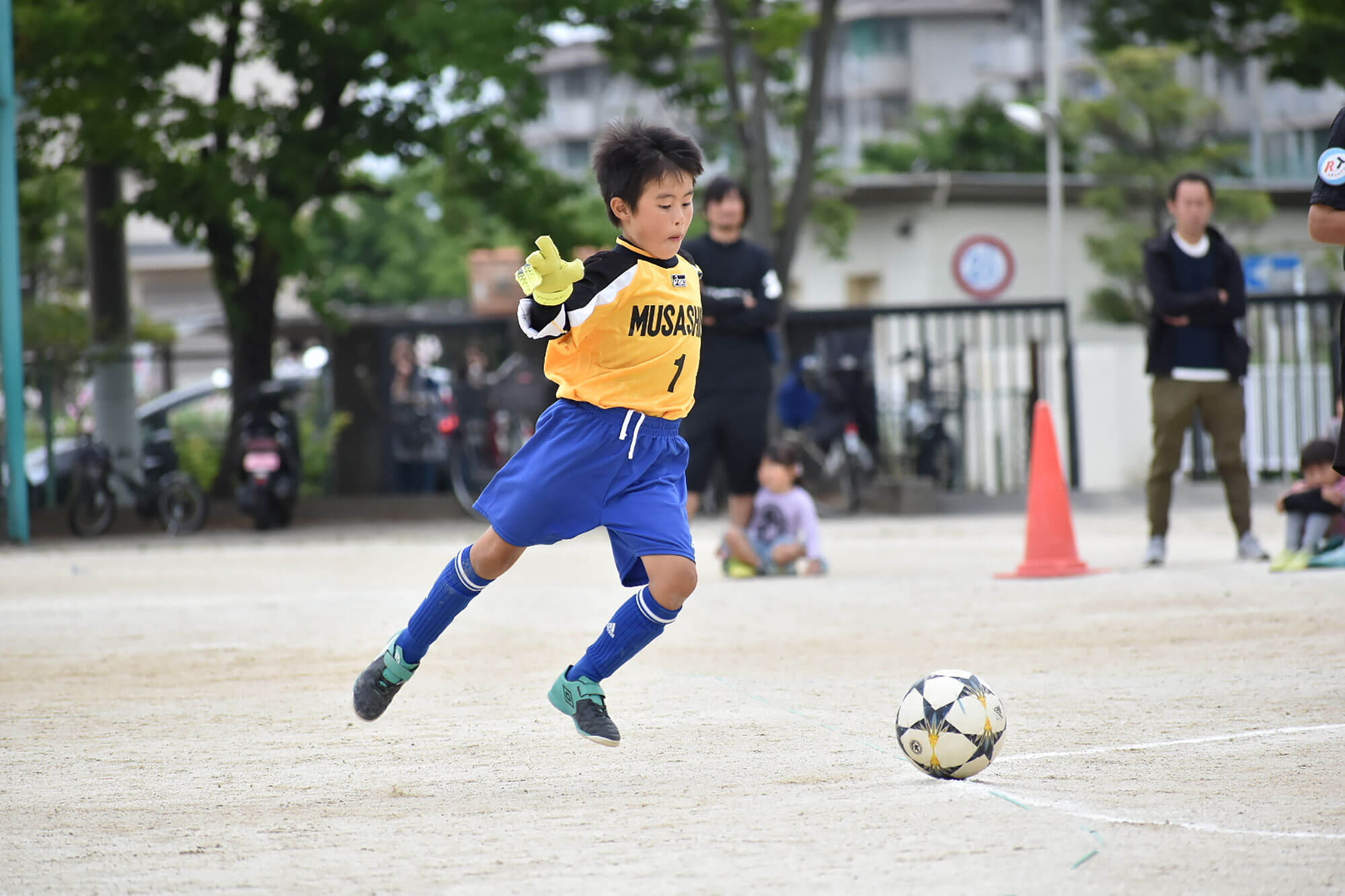 シュートの瞬間！