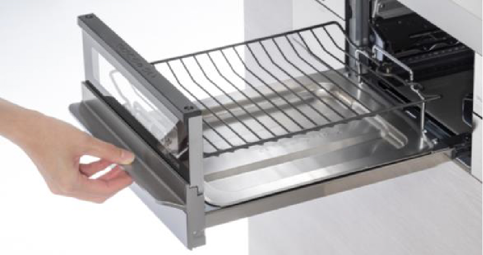 スムーズスライドレール式グリル