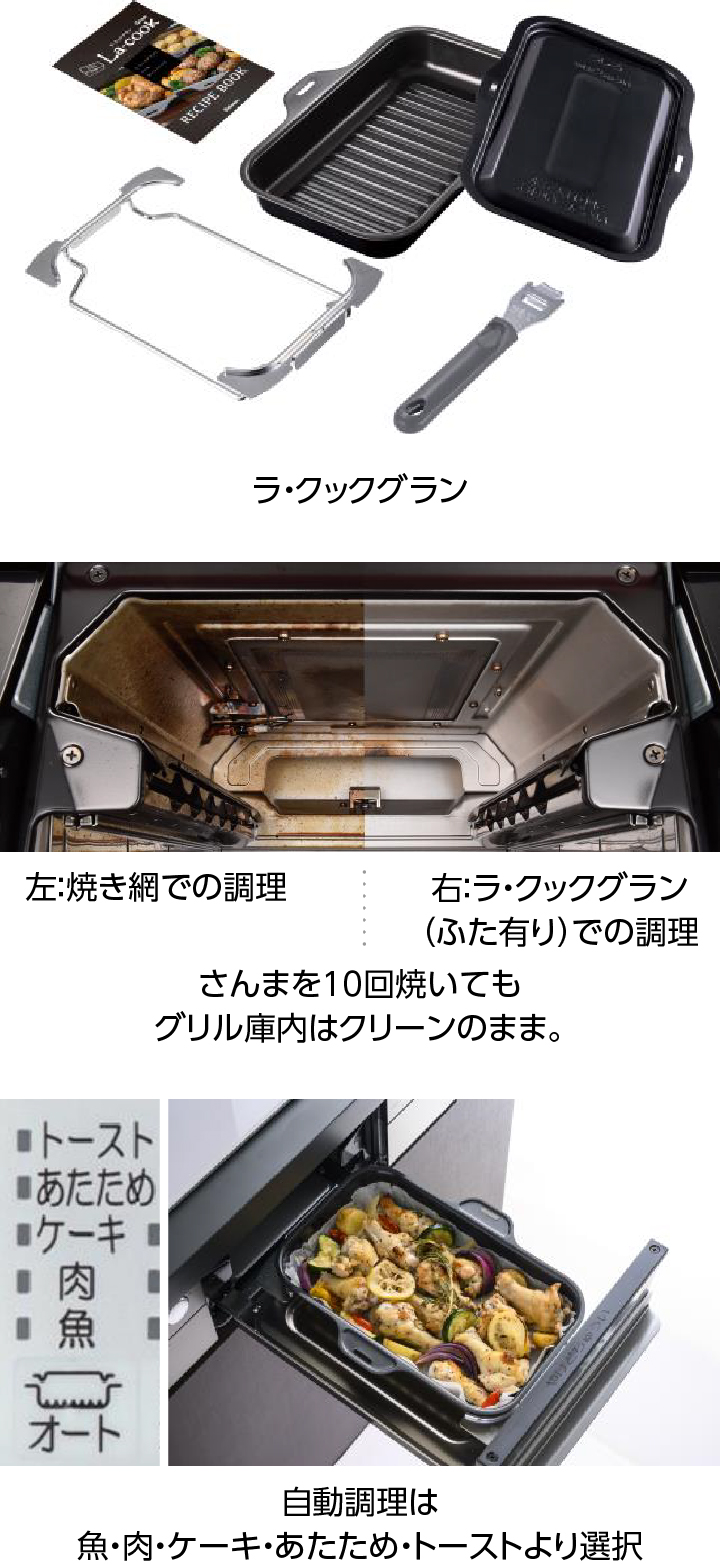 ラ・クックグラン オートメニュー機能